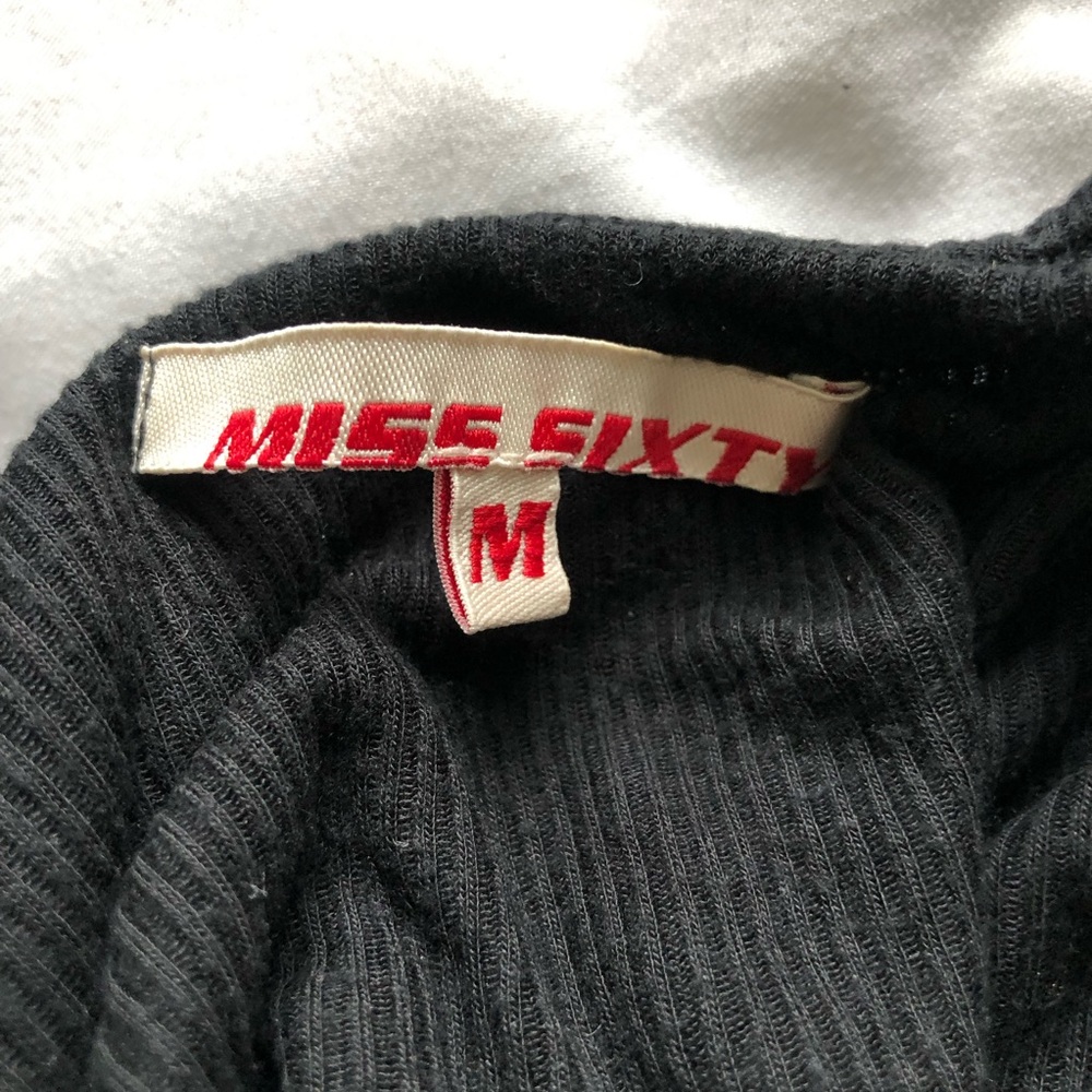 Miss Sixty Ribbed Tank Top size Medium - Picture 5 of 5
